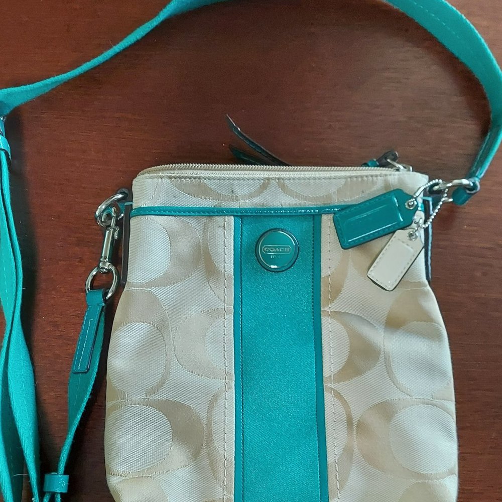 Coach Messenger Crossbody In Colorblock Signature Canvas